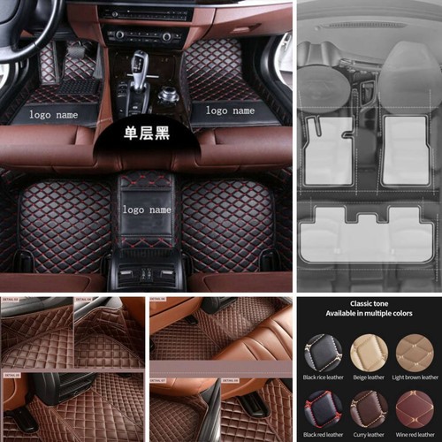 Fit Toyota Camry 2006-2023 Car Floor Mat All Weather Custom Carpets Waterproof - Foto 33 di 37