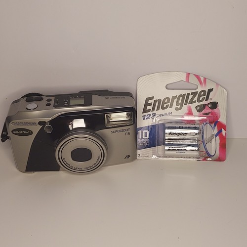 Point and Shoot Olympus Superzoom 115 38-115mm QD 35mm *BATTERY TESTED*