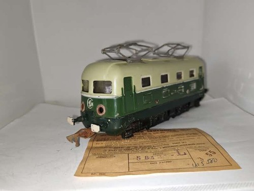 ancienne Locomotive JEP 5842 L - Diesel ech. 0 - époque 1950 avec sa boite - Imagen 3 de 10