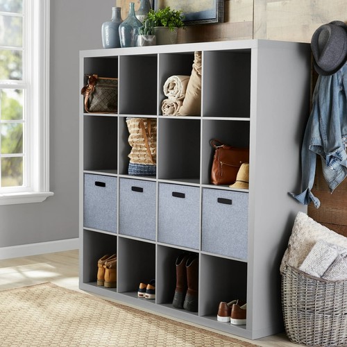 new 16-Cube Storage Organizer, White Texture - Picture 24 of 24
