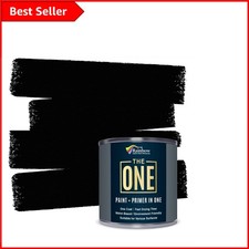 All-In-One Black Matte Paint & Primer - Eco-Friendly 250ml for All Surfaces