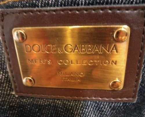 D&G DOLCE & GABBANA MEN'S COLLECTION 16 DARK WASH JEANS MENS 50 or 38" x 36" - Picture 7 of 13