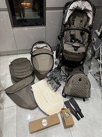 Egg Pram 3 Travel System - In Mink Only Used Bassinet Basically Brand New