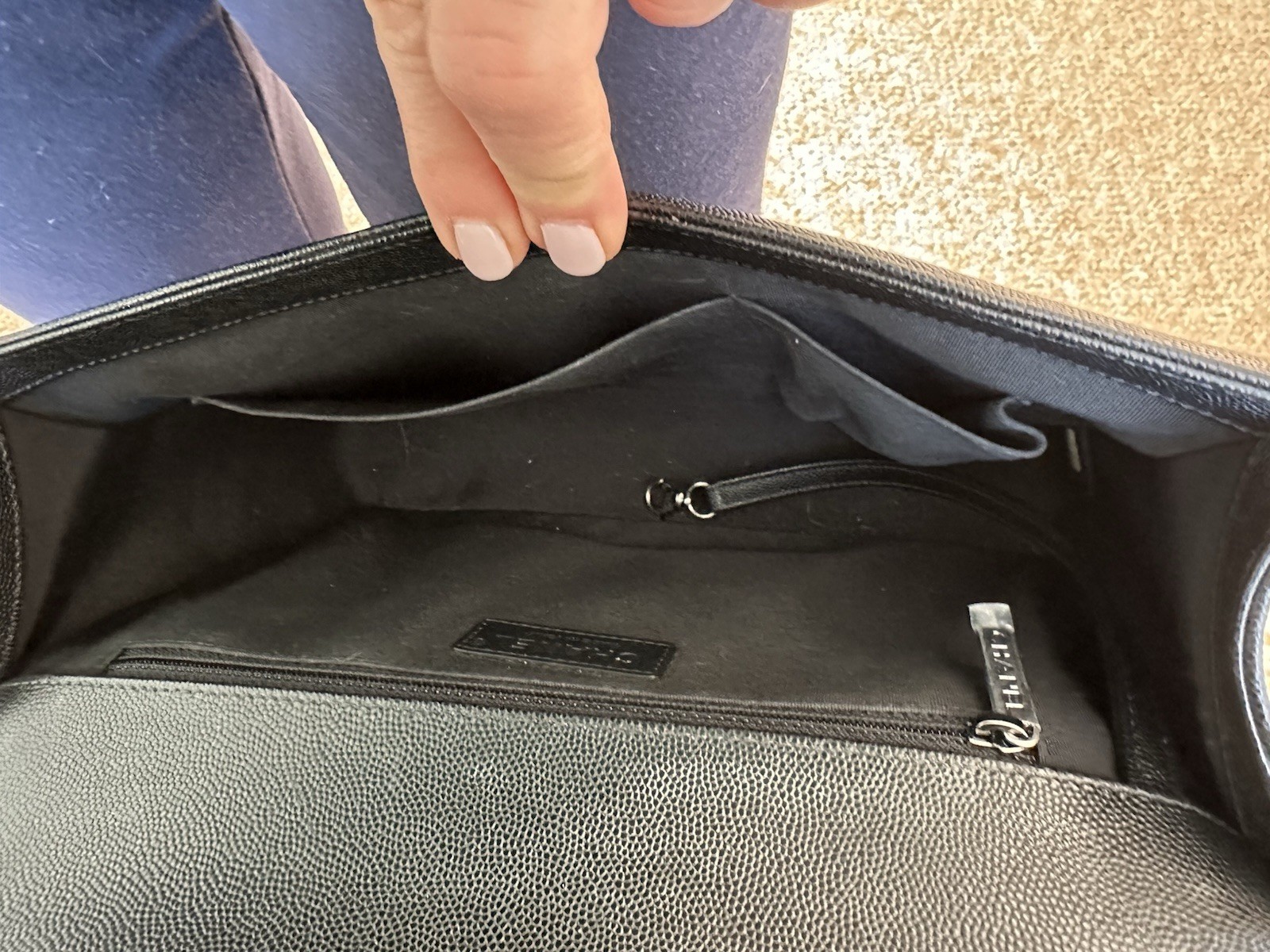 Authentic CHANEL Large Boy Bag-Pristine - image 5