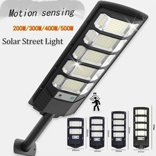 Commercial LED Solar Street Light Radar Sensor Outdoor Dusk to Dawn Road Lamp