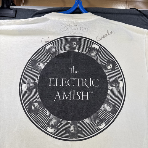 Vintage The Electric Amish Signed Shirt Size XL Rare - Picture 1 of 9