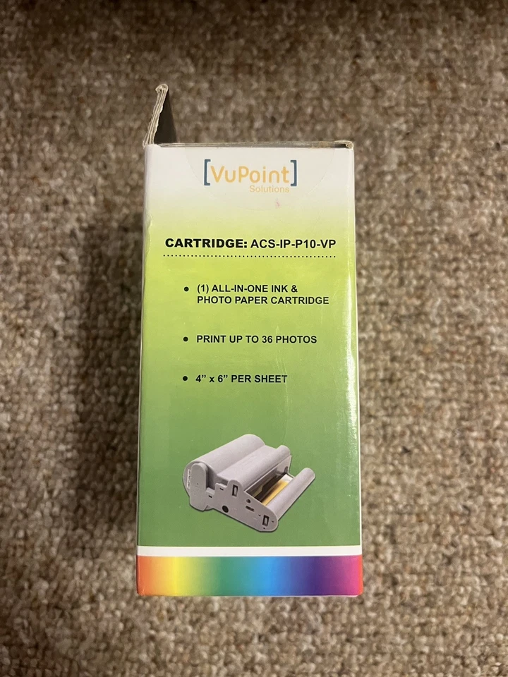 VuPoint ACS-IP-P10-VP Photo Cube Color Cartridge Ink  NEW SEALED - Image 2 of 4
