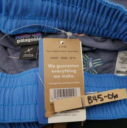 Patagonia Girl's Size L Baggies Shorts Quick Drying DWR SUP Swim Surf NWT - Picture 5 of 7