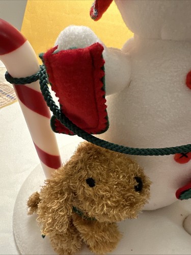 PUPAZZO DI NEVE CHE CANTA E SI MUOVE segnaposto natalizio funzionante GRATIS 2017 amici - Foto 12 di 18