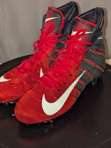 Botines NIKE Para Hombre 14 Vapor Intocables 3 Elite Negro Rojo Flyknit Fútbol - Imagen 3 de 9