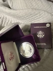 1986-S Proof American Silver Eagle 1 oz Silver Dollar W/ Original Box No COA