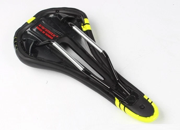 Almohadilla de sillín de bicicleta de carreras Rubar VIVIMAX sillines de bicicleta de carretera MTB asiento hueco amarillo Foto 2 de 3