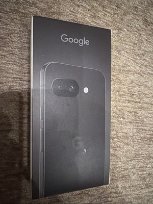 Google Pixel 9A 128GB Obsidian Unlock New seal box with case tempered glass
