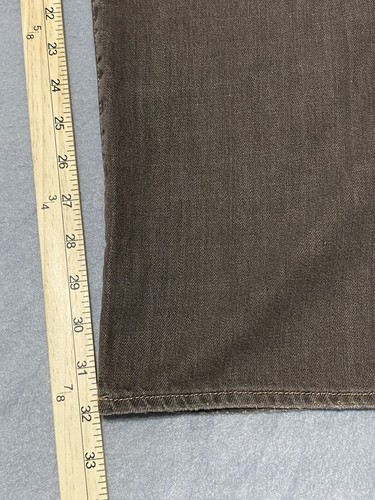 Hugo Boss Texas Jeans Herren 38x32 Mittelbraun Baumwolle Straight 16785 - Bild 12 von 14