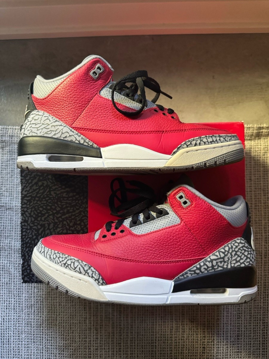 AIR JORDAN 3 RETRO INFRRD 【DEAD STOCK】 Nike Air Jordan 3 Infrared 23 Size 8.5 136064-123 OG III 2013's