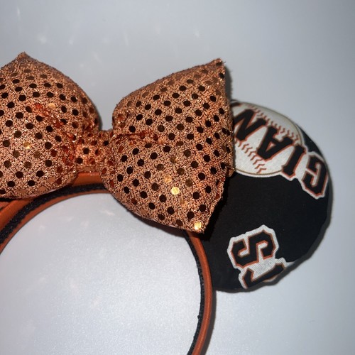 Orejas personalizadas de Minnie Mouse de béisbol de los Gigantes de San Francisco - Imagen 3 de 7