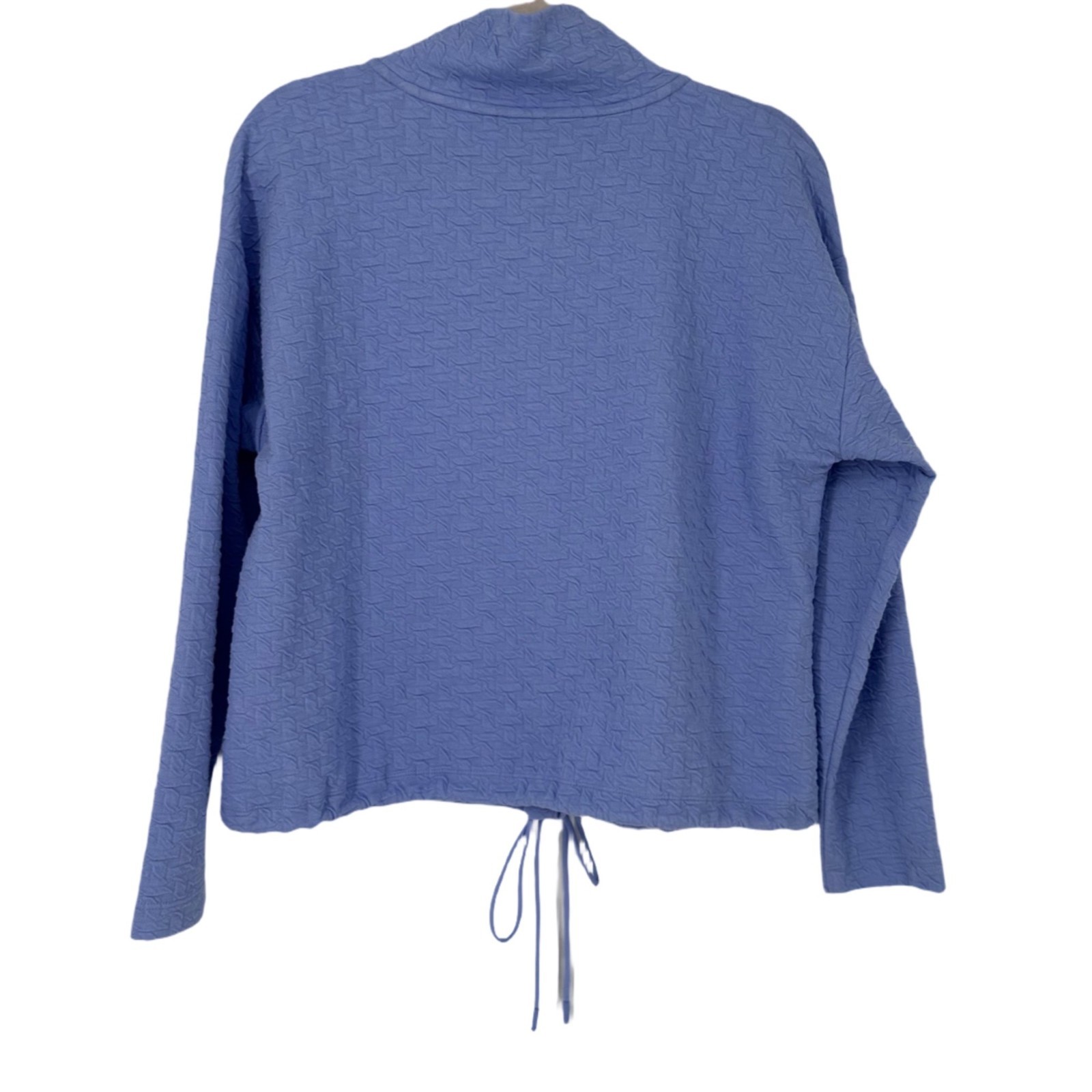 Talbot Snap Placket Pullover Puckered Jacquard Pe… - image 2