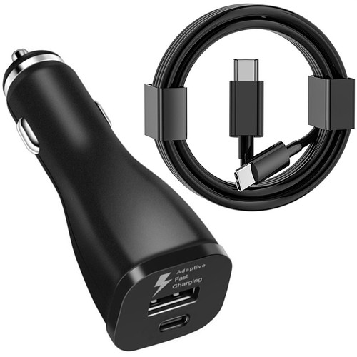 Original Samsung Galaxy S24 S23 S22 S21 S20 S10 15W Fast Car Charger USB-C Cable - Picture 17 of 20