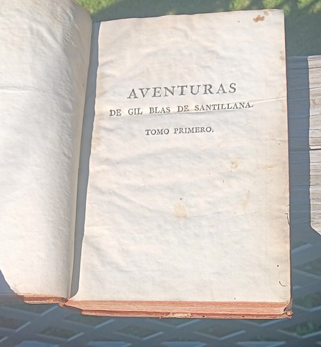 1791- Aventuras De Gil Blas De Santillana- Tomo Primero - Picture 5 of 9