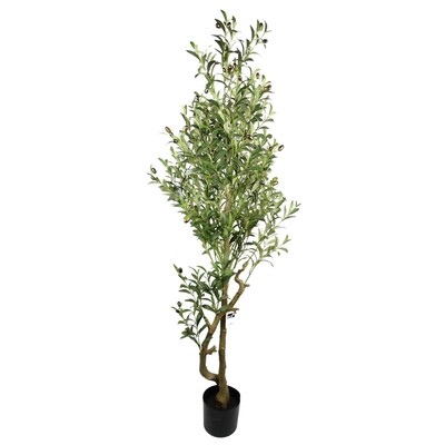 Künstlicher Olivenbaum Busch groß 5,5 Fuß hoch Botanik