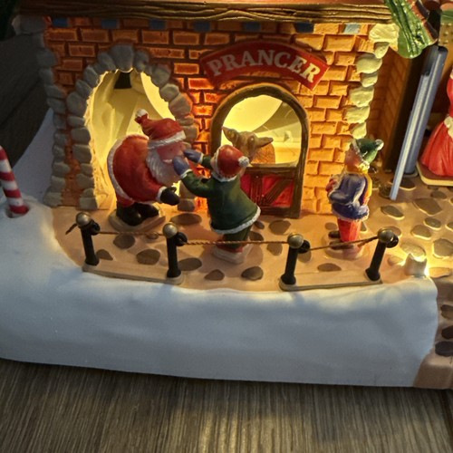 Lemax 95462 Kringle's Cottage 2019 Santa's Wonderland Village luces sonido ¡LEER! - Imagen 13 de 24