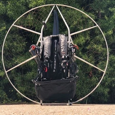 USED Miniplane 2-Piece Rigid Cage 140 Paramotor, Top 80 Engine with 130cm Prop