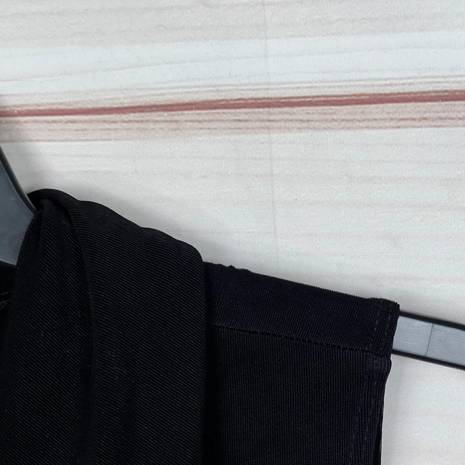 Mirasol 上衣女式 XL 黑色圆领衬衫无袖背心针织套衫纯色 — 第 3/4 张图片