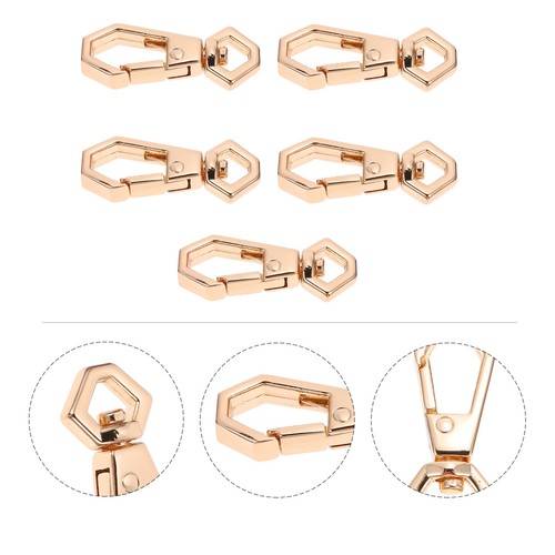10 Pcs Small Hook Buckle Bag Detachable Clasp Handbag Clasps - Picture 9 of 17