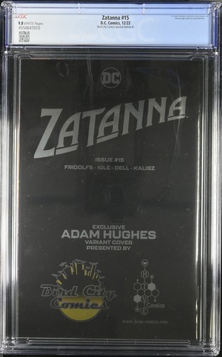 ZATANNA #15 ADAM HUGHES EXCLUSIVE NYCC 2024 FOIL VARIANT CGC 9.8 DCU LTD 500 - 第 13/15 張圖片