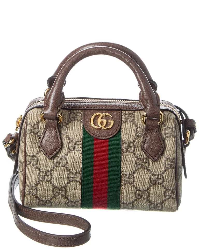 Bolso de hombro Gucci Ophidia Mini Gg Supreme de lona y cuero para mujer Os