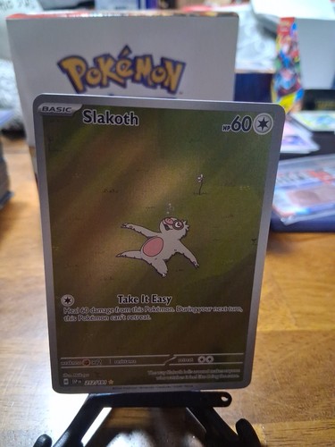 Slakoth 212/191 Surging Sparks Pokémon Card NM Illustration Rare  - Picture 1 of 2