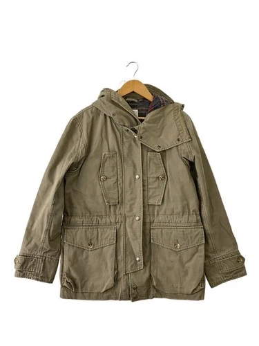 Engineered Garments men's Storm Parka Size M Cotton Khaki Solid Casual USED