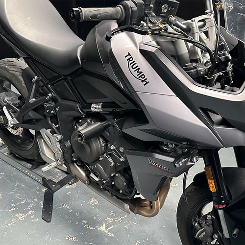 For Triumph Tiger Sport 660 800 Trident 660 Frame Sliders Crash Guard Protector - Picture 7 of 10