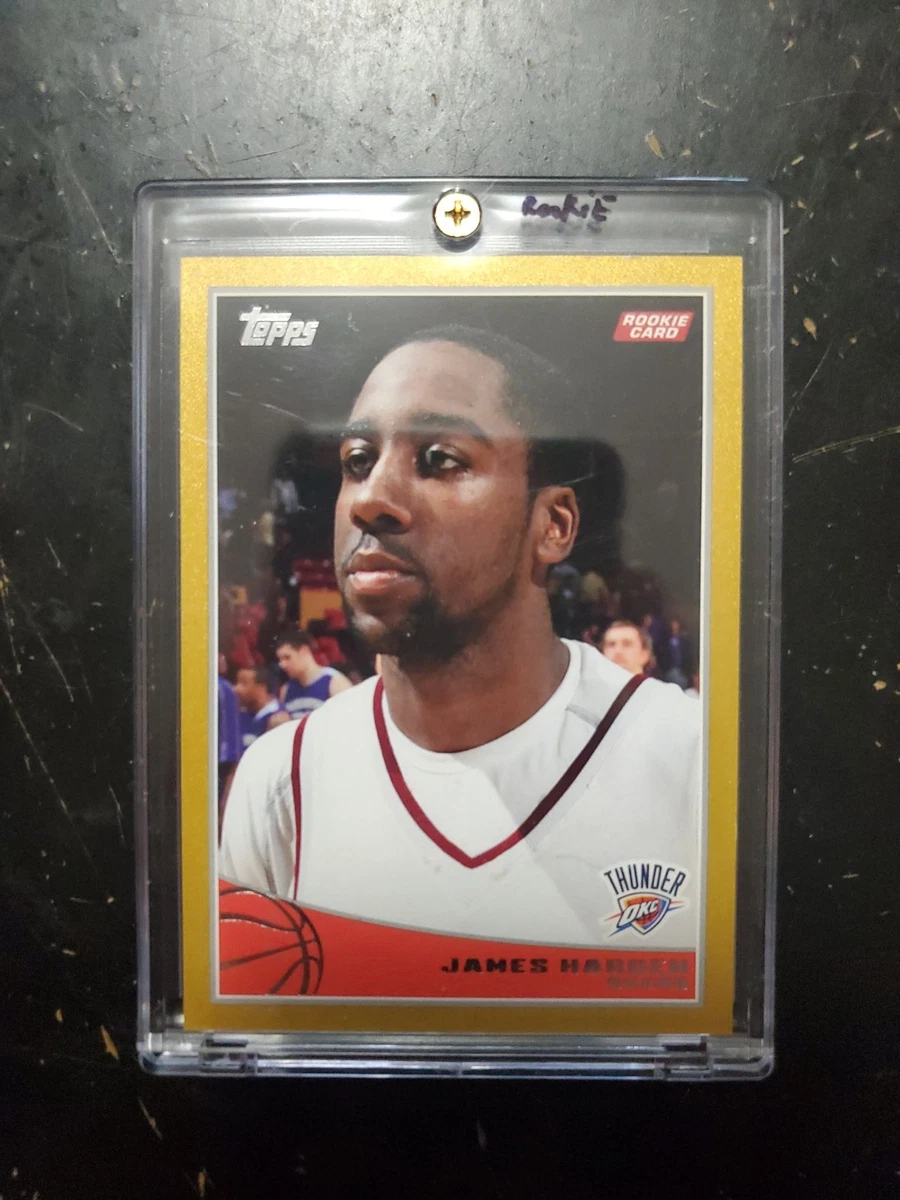 Topps James Harden Basketball Rookie Sports Trading Cards