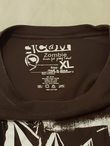 VOLCOM STONE ZOMBIE Cotton T-Shirt Men's XL Brown -Two sided - Picture 3 of 15