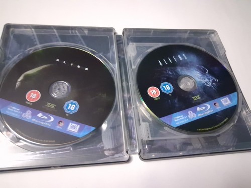 Alien Anthology Steelbook (Blu-ray, Region Free, Aliens, Alien 3, Resurrection) - Picture 8 of 9