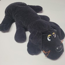 Tonka Pound Puppy Black 18 Inch Plush Toy Black