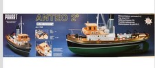 VINTAGE ANTEO 2 R/C BOAT BY PANART MANTUA MODEL !! KIT NOT COMPLETO !!!