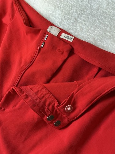 A New Day Women's Size 16 High Rise Tailored Trousers Red, Pre-Owned - Excellent - Picture 6 of 9