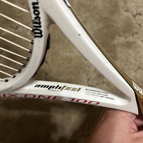 Wilson Six One 100 Team Tennis Racquet 285G 16x18 - Picture 22 of 24