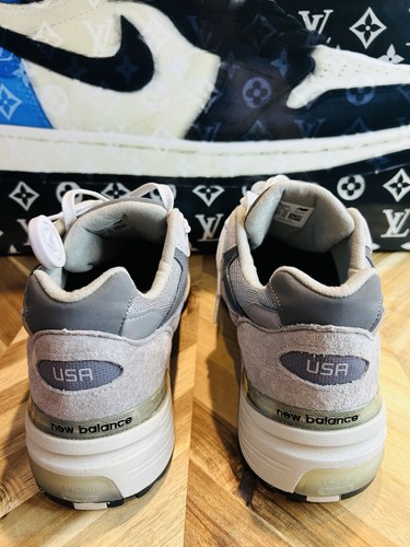 Zapatilla deportiva Steve Jobs New Balance 992 hecha en EE. UU. 2020 gris talla 12 para hombre - Imagen 5 de 6