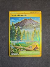 Gravity Mountain 250/191 Surging Sparks Gold Hyper Rare Card NM Condition