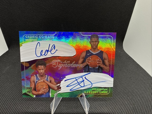 Panini Donruss 2025-26 ASH-VJC Art Signatures Edgecombe/Coward Dual Auto RC
