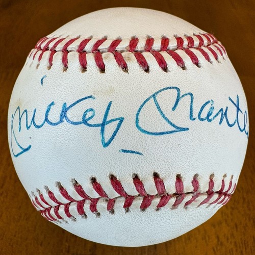 Mickey Mantle Signed Autographed American League Baseball Ball JSA LOA Yankees - Picture 1 of 10