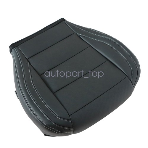 Cubierta de cuero inferior y superior del conductor delantero negra para Ford Mustang GT V6 V8 15-23 - Imagen 17 de 22