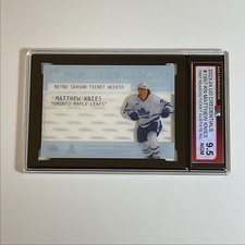 2023-24 UD Credentials Acetate Rookie Matthew Knies Rookie KSA 9.5 Toronto Maple