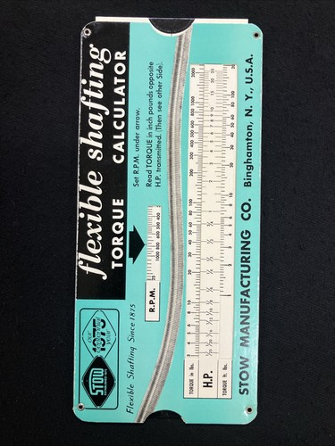 Lot ENGINEERING manufacturing ITT materials and catalogs VTG Torque Calculator - Picture 5 of 8