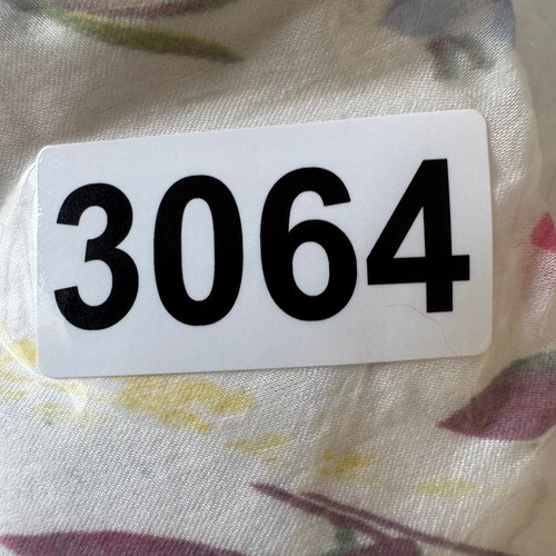 Tendenze Italy geblümt 100% Seide Rüschen ärmellos Top Gr. M Fee romantisch - Bild 11 von 11