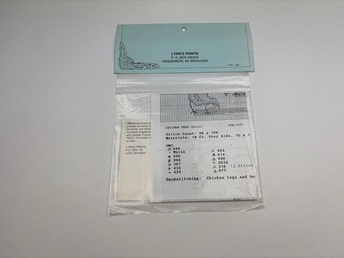 Diane Graebner Designs Chicken Feed Girl Counted Cross Stitch Pattern 4R - Picture 3 of 3
