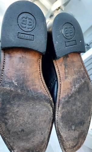Barker Brogue Schuhe UK 9,5 schwarz Sonderanfertigung Northampton England Herren, S Hochzeit - Bild 4 von 11